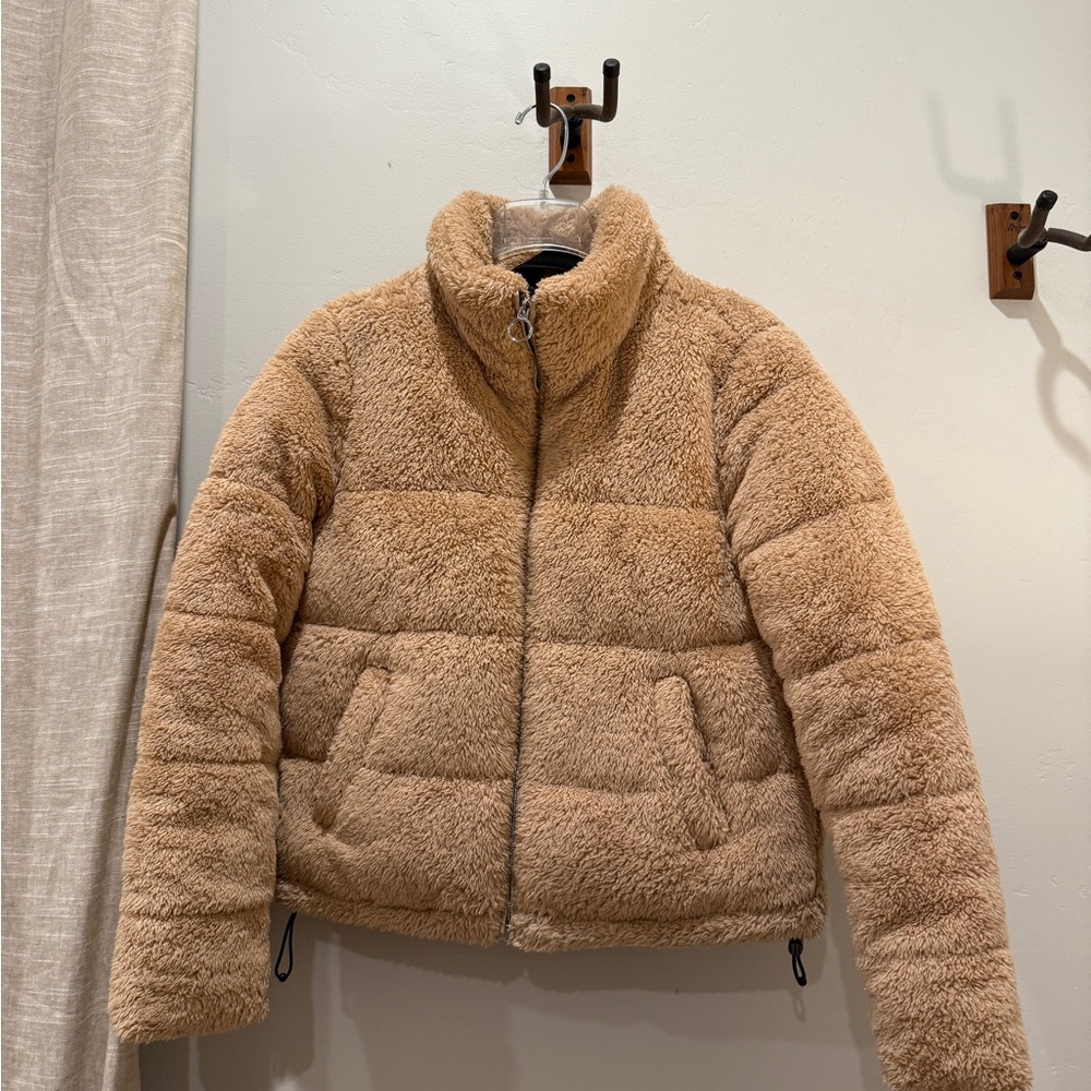 Hollister Brown Teddy Jacket